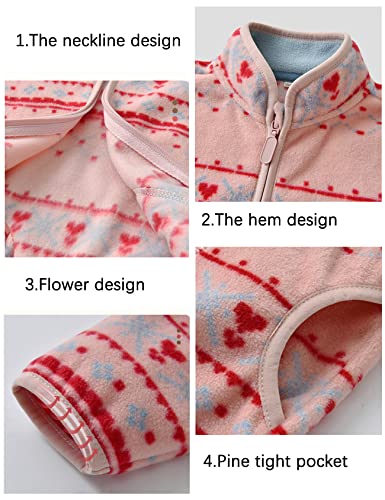 Polar Fleece Jackets Coats Baby Boys Girls Zipper Lightweight Long Sleeve Jacket for Spring Autumn3