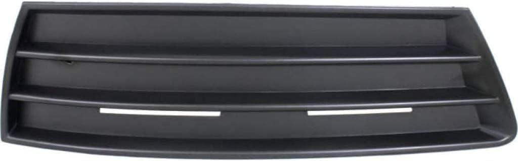for Volkswagen CC Fog Light Cover 2009 10 11 2012 Passenger Side | Grille Bezel | Bumper Cover | Outer | Black | Textured Black | VW1039108 | 3C8853666B9B9