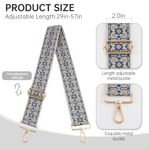 Image of Dksongr Purse Straps Replacement Crossbody Wide Bag Strap for Purses Adjustable shoulder Straps for Women bags