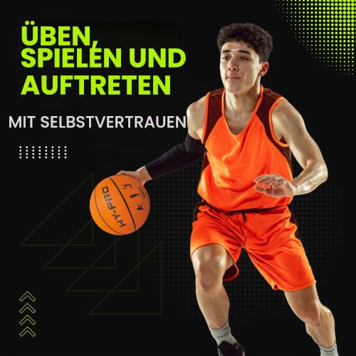 Hy-Pro Größe 5 Basketball Hellbraun – Ansicht 3