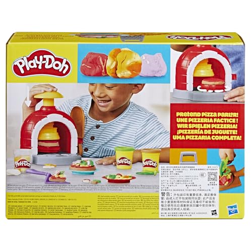 Play-Doh Kitchen Creations Pizza Oven Playset with 6 Cans & 8 Accessories, Back to School Classroom Supplies, Play Food & Cooking Toys, Preschool Toys, Ages 3+ - Image 14
