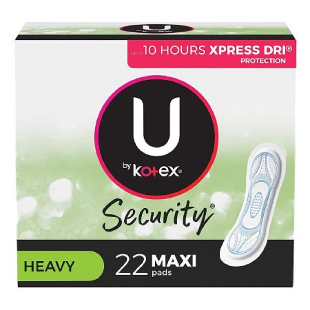 U By Kotex Security Maxi Long Super 22ct