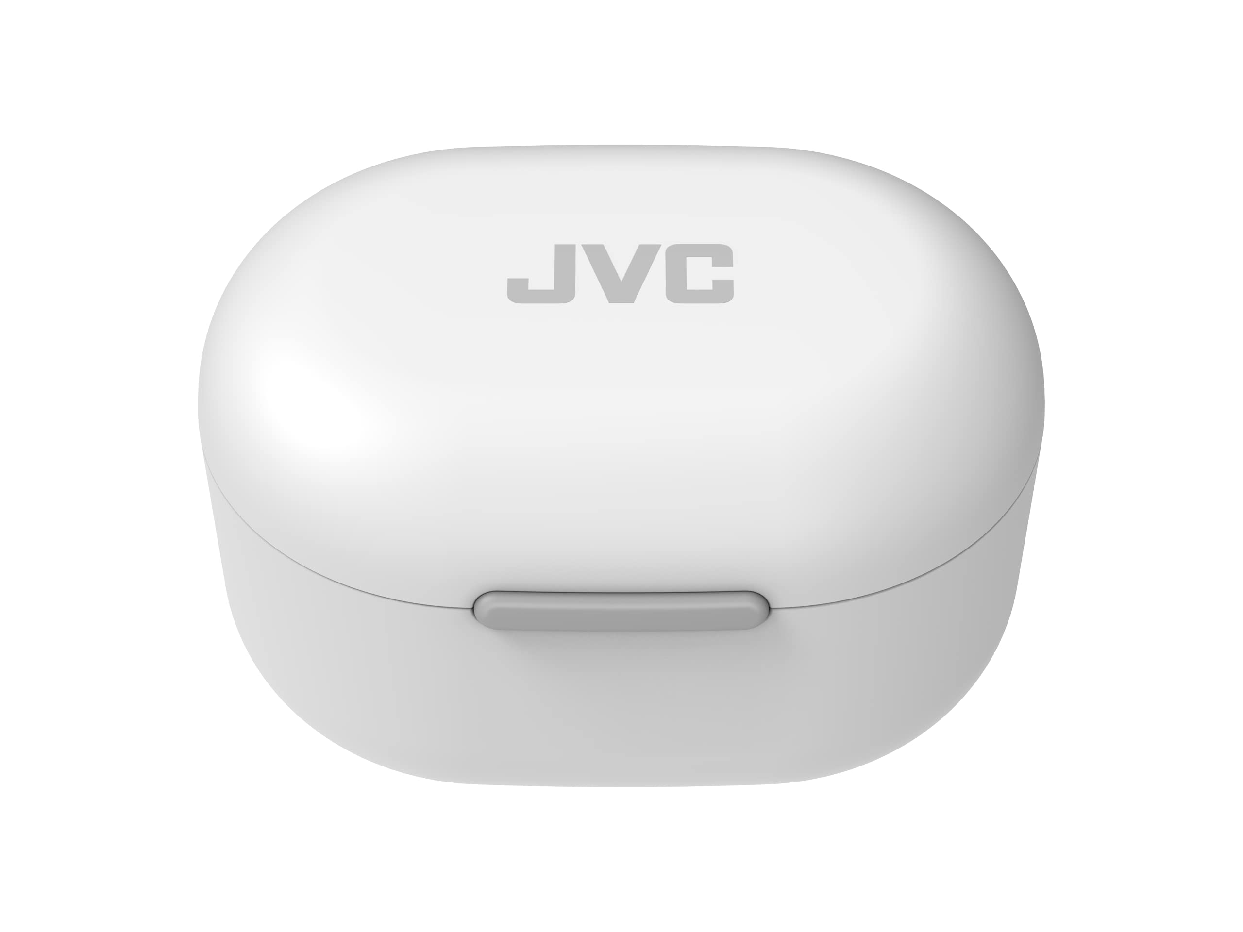 Kompaktowe bezprzewodowe słuchawki Bluetooth JVC, aktywna redukcja szumów, małe, lekkie, stylowy design, wodoodporne (IPX4), autonomia 21H, HA-Z330T-W (biały)