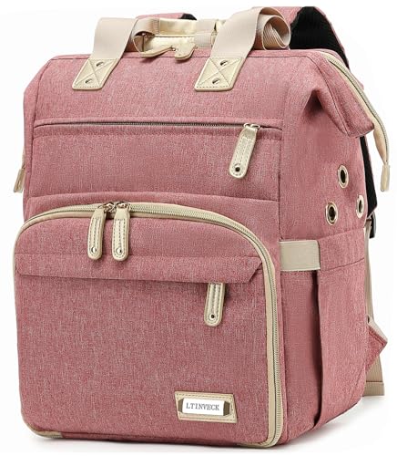 LTINVECK Knitting Bag Backpack,Yarn Storage...