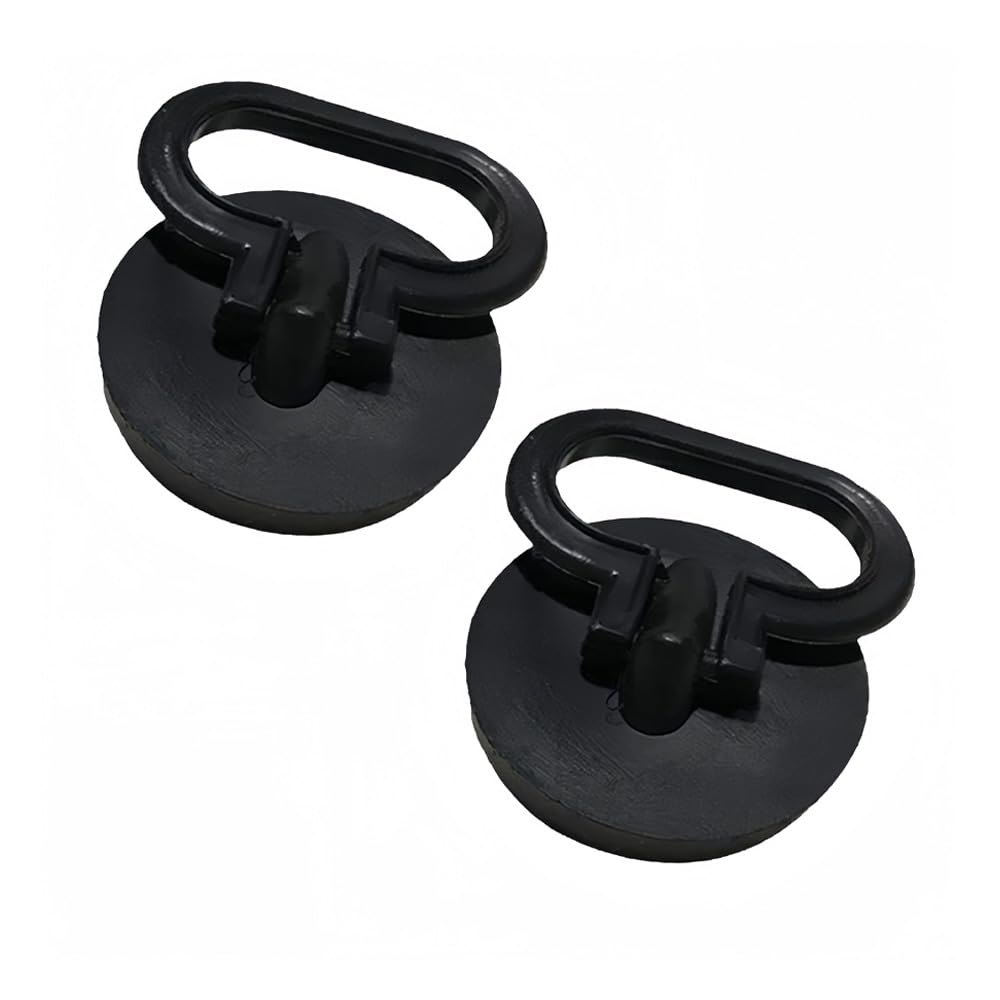 Qangherti Black 2Pcs 42Mm Sink Plug Universal Bath Plug With Handle Basin Plastic Plugs For Sinks Bathtubs Showers Lavatories Kitchen