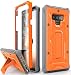Galaxy Note 9 Case - ArmadilloTek Vanguard Series Military Grade Rugged Case with Built-in Screen Protector and Kickstand for Samsung Galaxy Note 9 (2018) - Vibrant Orange/Gray