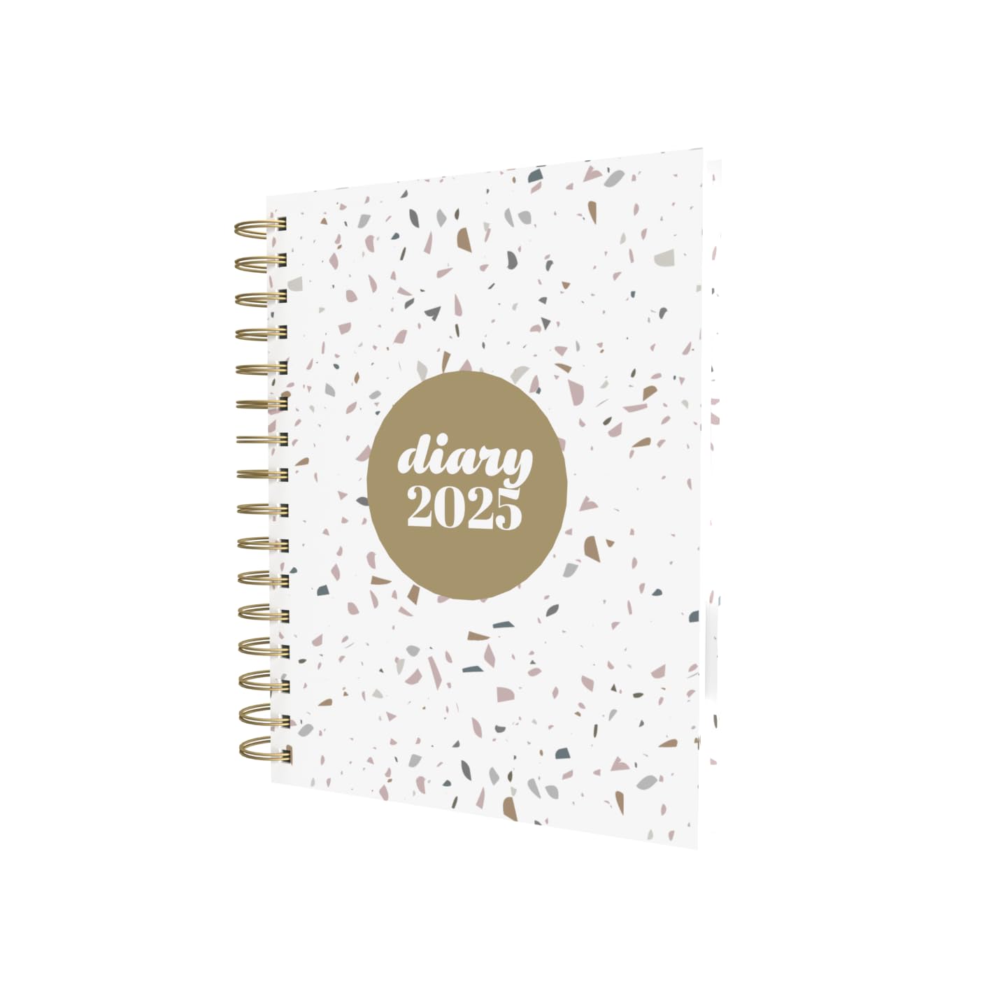 Collins Scandi 2025 Diary - A5 Day to Page Journal with Appointments - Light Blue - (E-PW51.57-25) - Daily Planner with Hardback Wiro-Bound Covers and Recycled Paper