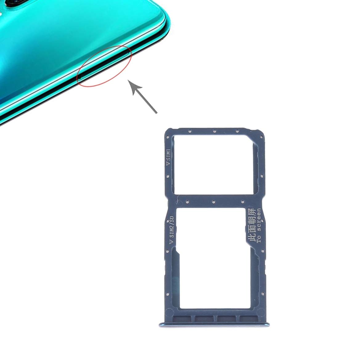 Amazon | lxj カトー Huawei P30 Lite用SIMカードトレイ SIMカード