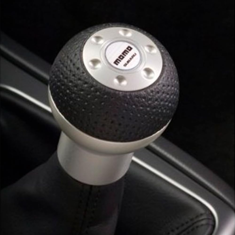 MOMO Shift Knob RACE AIRLEATHER Aluminum Reverse Lift System