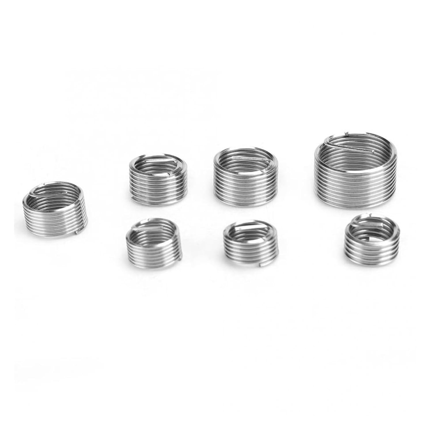 35Pcs M12/M14/M16/M20 Car Drain Plug Helical Threaded Repair Insert Spiral Wire Screw Sleeve Kit Thread Tap Insertion Tools Set Nicely
