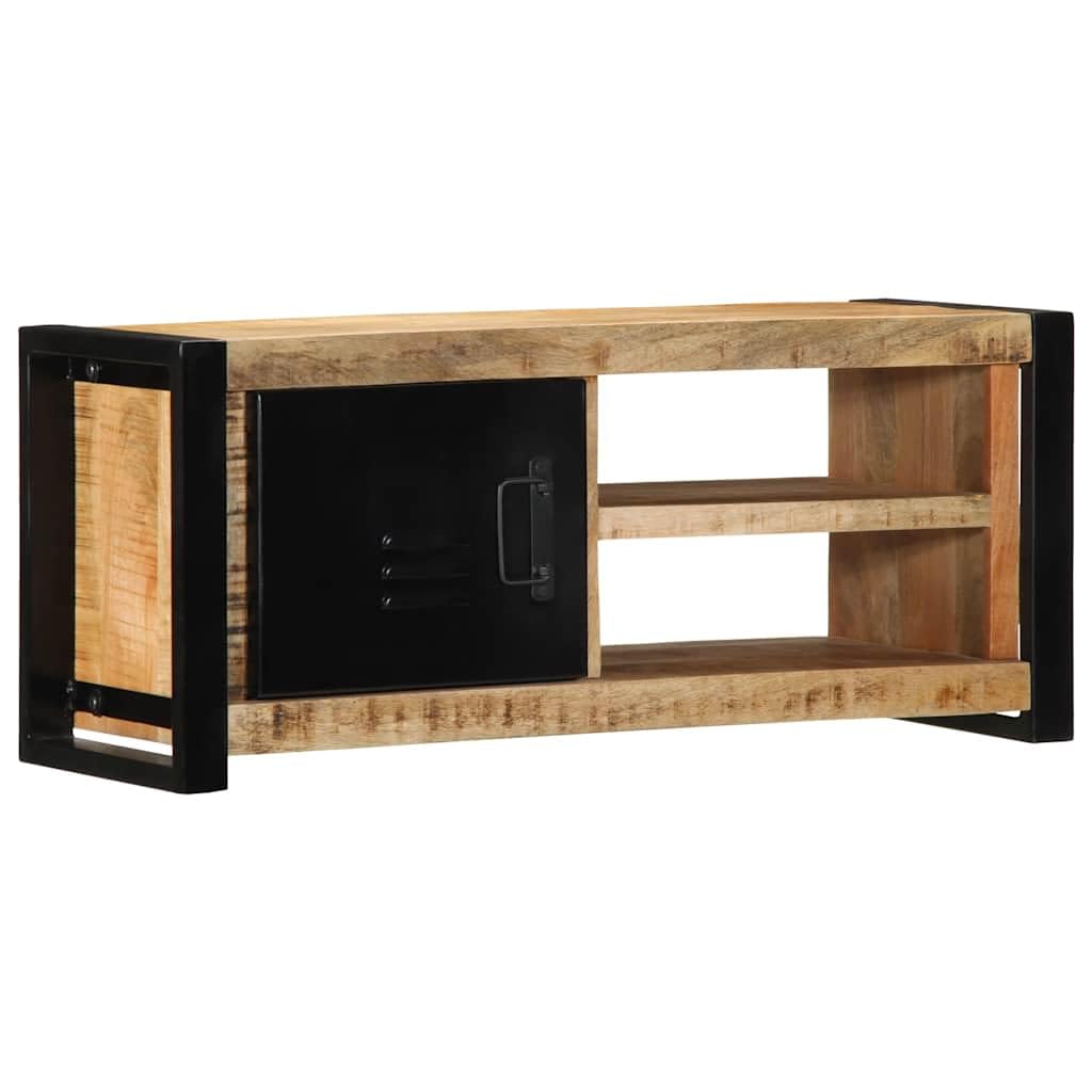 VIDAXL Solid Mango Wood TV Cabinet 80x30x35 cm Brown