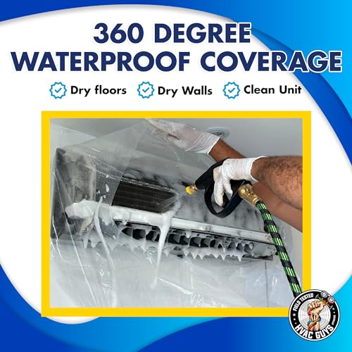 HVAC Guys Complete Mini Split Cleaning Kit | Mini Split Coil Cleaner Kit Includes 360 Degree Mini Split Cleaning Bag, Bu - Additional View