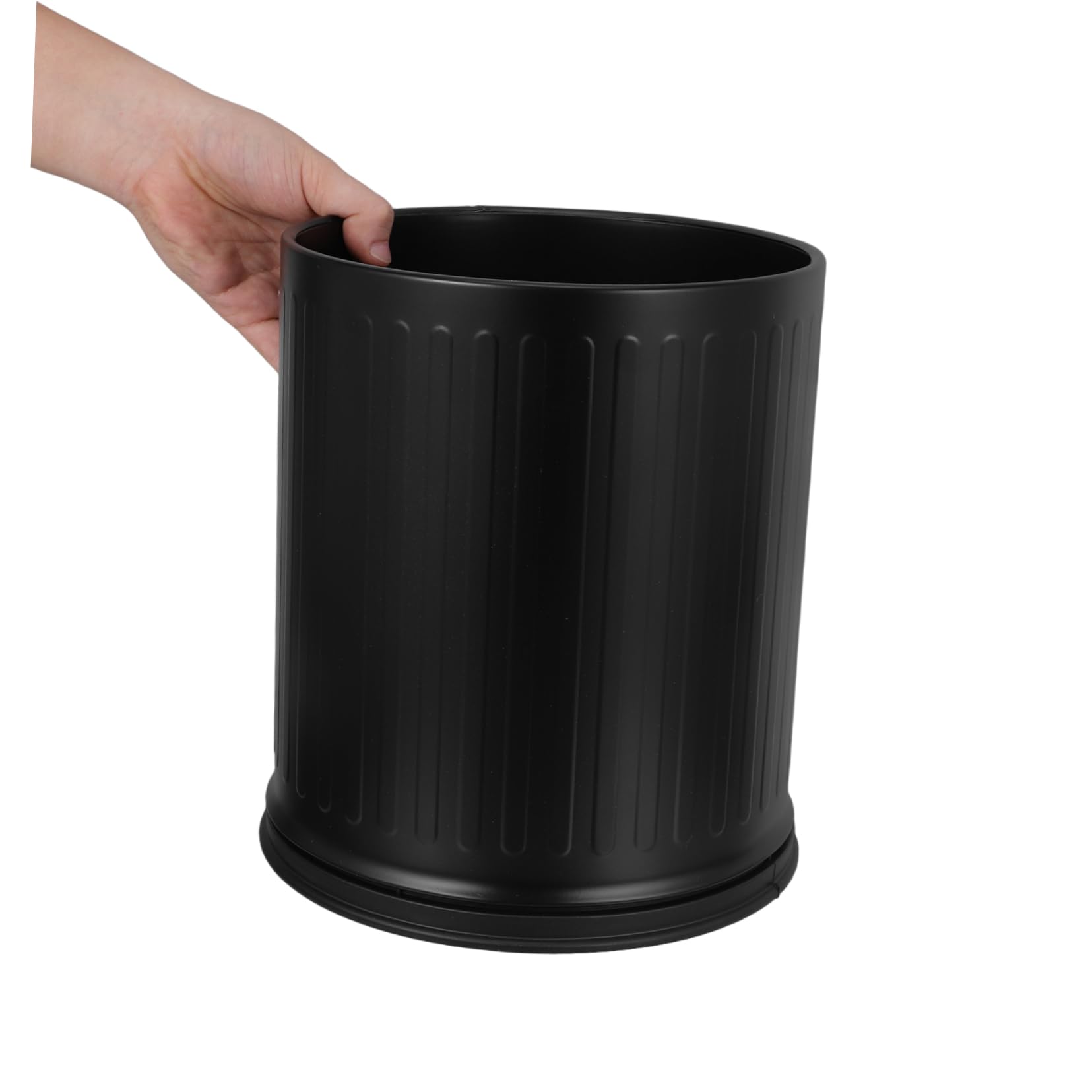 Papelera de 10 L sin Tapa en Acero al Carbono y Plástico para Hotel