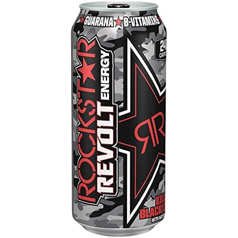 Rockstar Energy Drink Revolt Black Cherry Cover