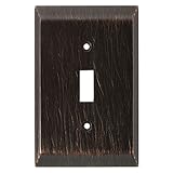 Franklin Brass 126408 Stately Single Toggle Switch Wall Plate / Switch Plate / Cover, Venetian Bronze