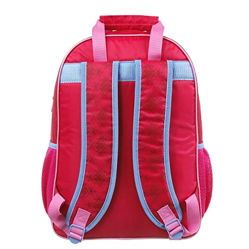 Mochila G Frozen 2 Max, Dermiwil, 37389, Vermelho/Rosa