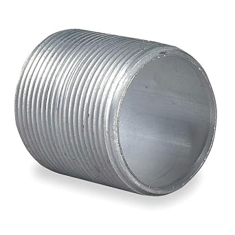 an-3 Rigid Conduit Nipple, Aluminum, 1" Conduit Size, 1-1/2" Length