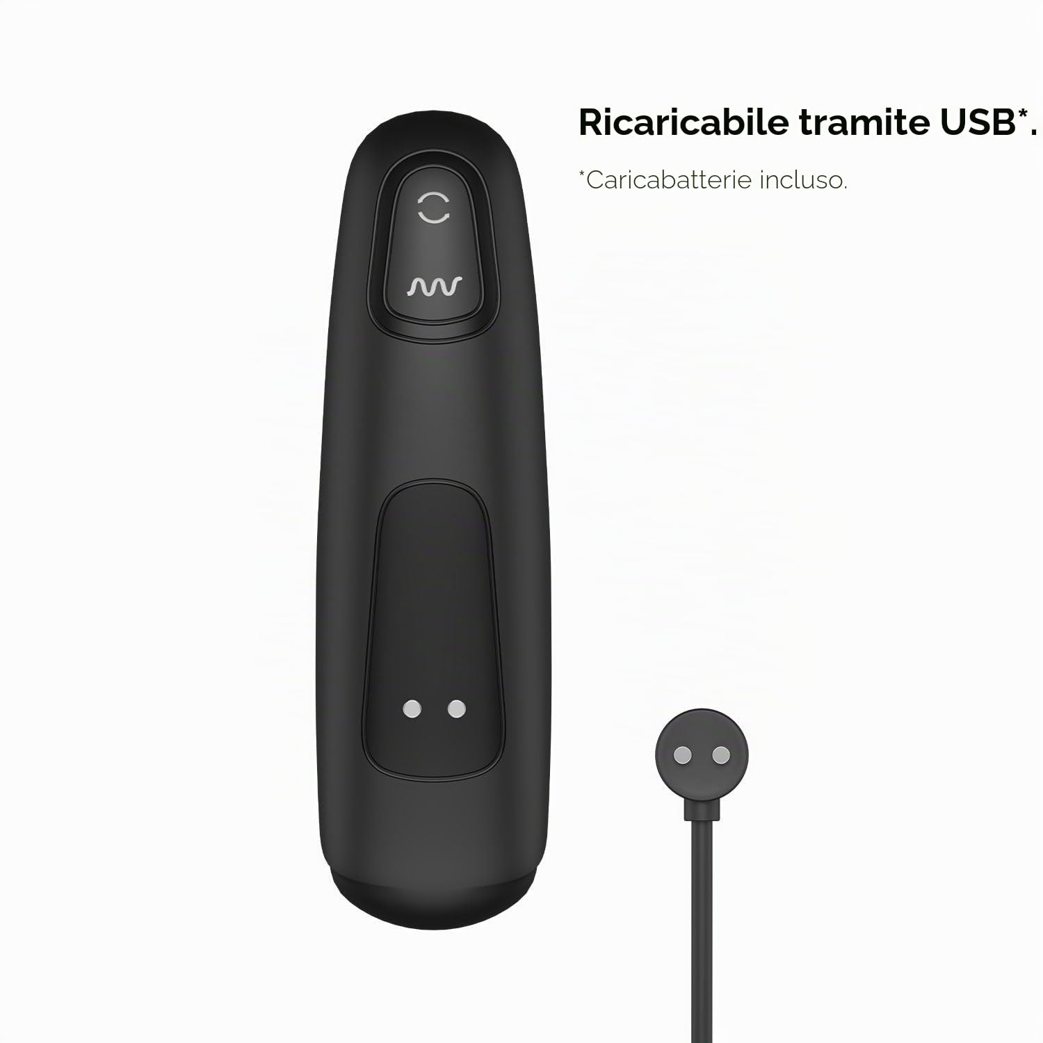Nexus Revo Intense Waterproof Rotating Prostate Massager Nero, Taglia St - 100 Gr
