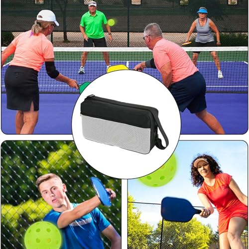 Bolsa de pickleball de gran capacidad con malla transpirable y correa ajustable 4