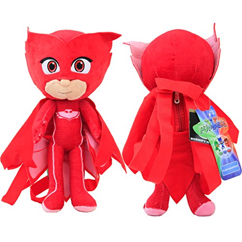 Disney 14' PJ Masks Stuffed Animals Backpack Plush Doll 1Pc Red Color NEW