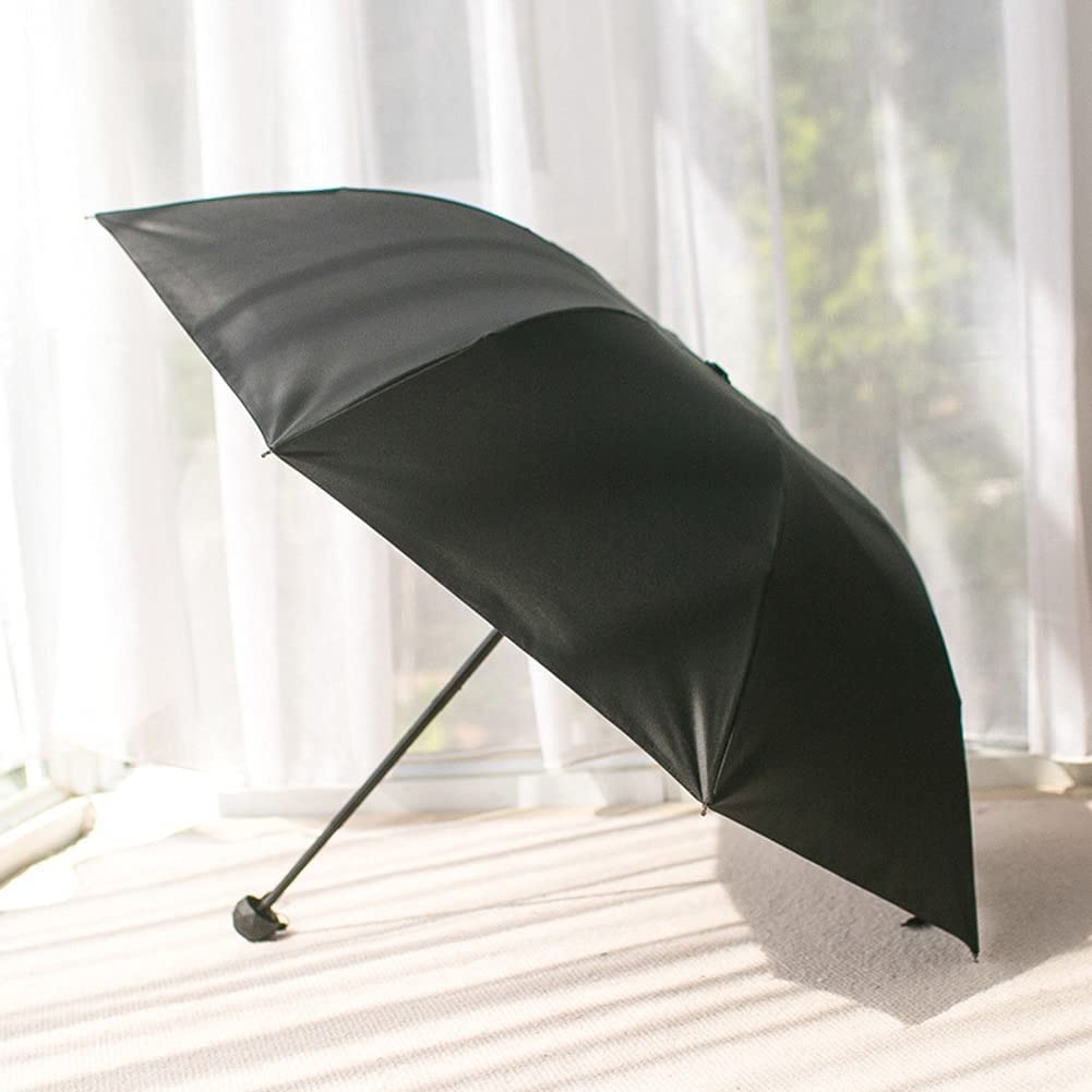 Ombrello Ombrelli Ombrelli da Viaggio Portatili Ventilati Antivento Ombrello Pieghevole Protezione UV Parasole per Uomo Donna Ombrellini (Blue : Black)
