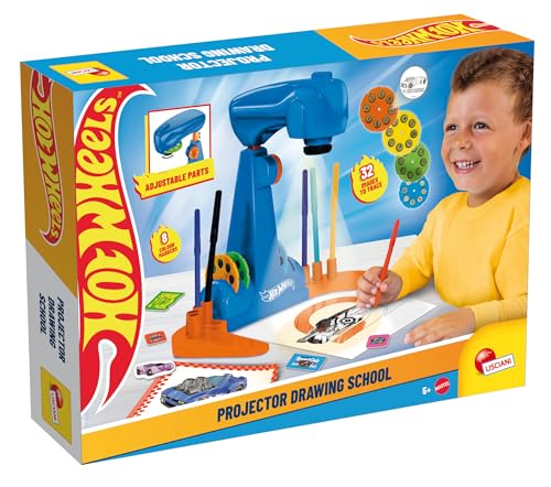 Lisciani- Hot Wheels Projector Drawing School (114061)