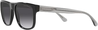 Emporio Armani Men's Sunglasses, Grey Shaded, 56