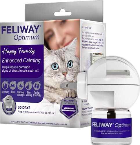 FELIWAY Optimum Cat Calming Pheromone Diffuser Kit