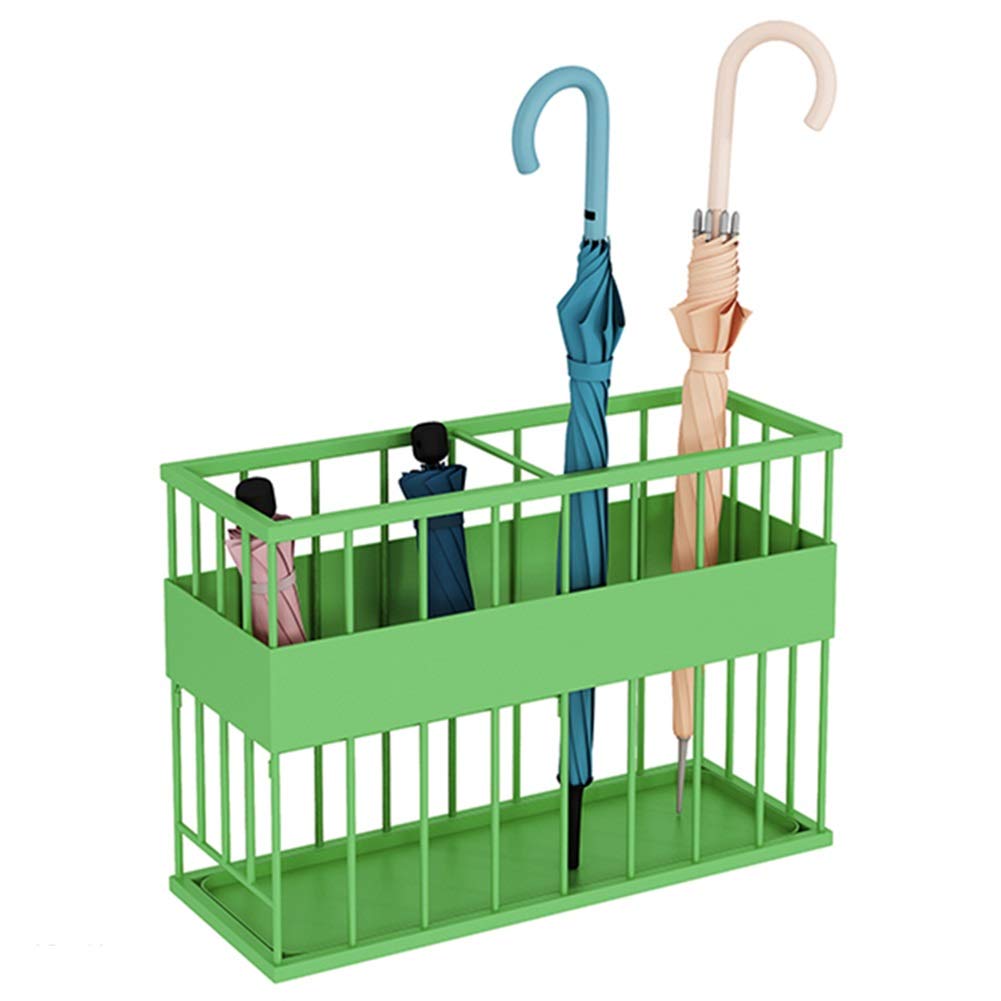 WQPMNYG Rectangular Umbrella Stand with Drip Tray - Stylish Home Office & Foyer Decor Space-Saving Design for Entryway nization and Rainy Day Convenience