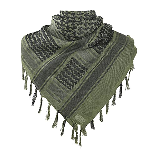 Image of PURFUN Men's Large Arab Shemagh Headscarf Muslim Headcover Shawl Keffiyeh Arabic Scarf