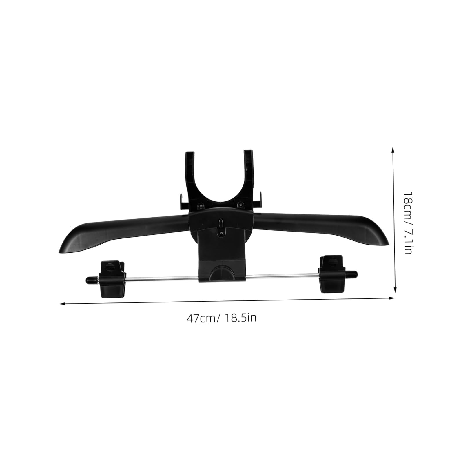 IWOWHERO Ironing Machine for Clothes Garment Hanger Clip Nozzle Non-Slip Design for Pants