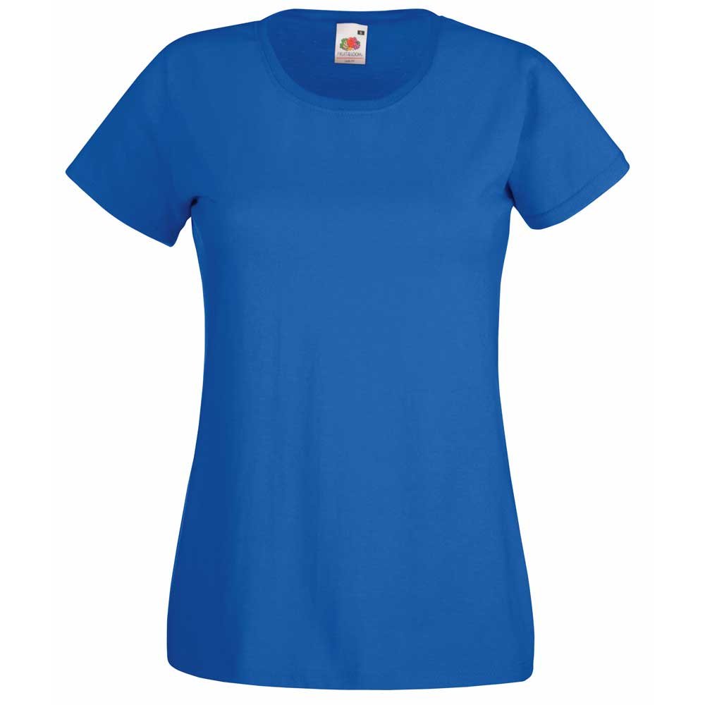 Fruit of the Loom Ladies Fit Valueweight Colours Short Sleeve Cotton T-Shirt