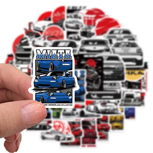 150 Pcs Jdm Sport Car Racing Stickers Water Bottles Laptop Phone Motorcycle Computer Guitar Skateboard Hydroflasks Vinyl Sticker Waterproof Aesthetic Trendy Decals For Teens Girls Adults #TOP2