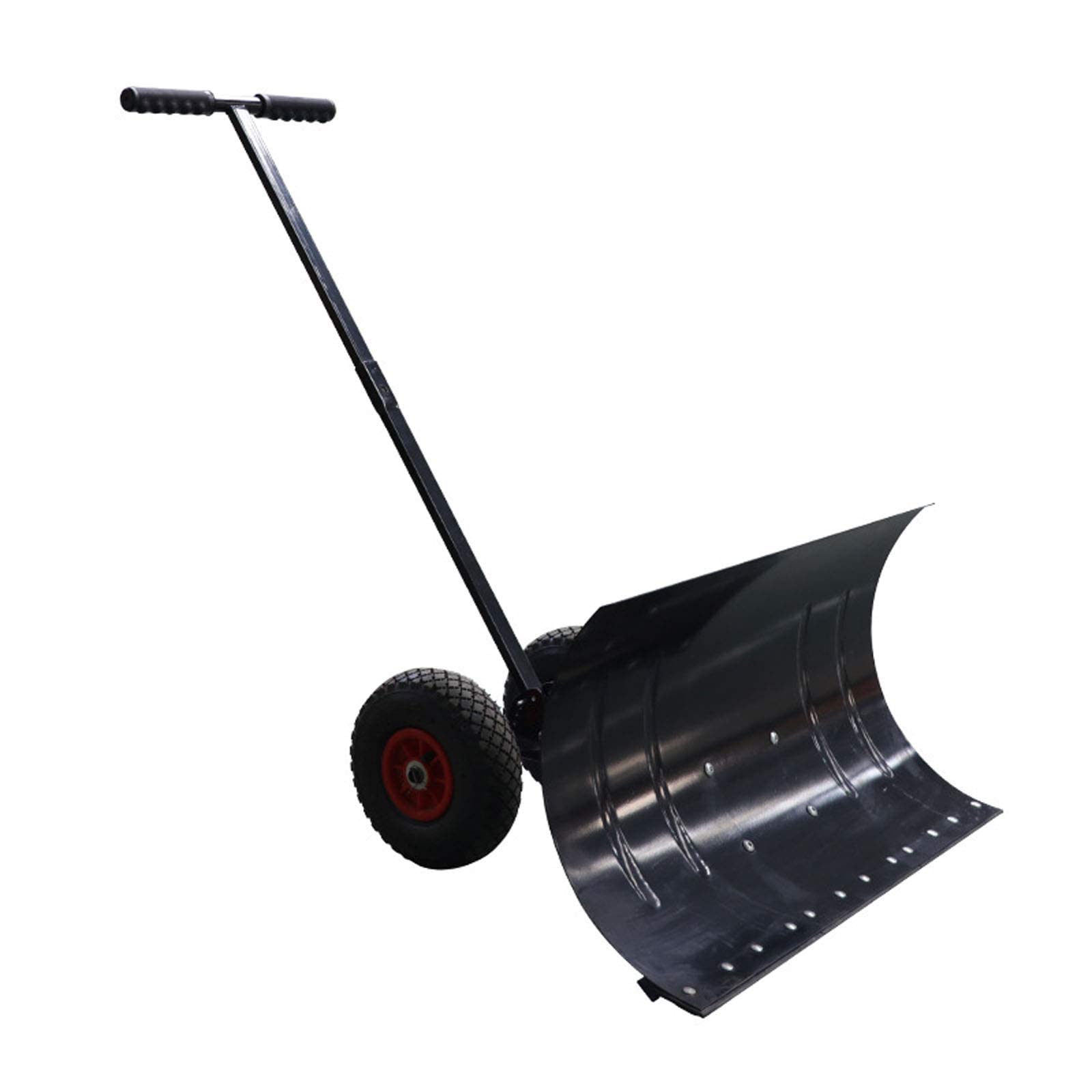 Łopaty do śniegu Łopata do odśnieżania Wytrzymała łopata do odśnieżania Regulowany uchwyt i płyta dociskowa Koła antypoślizgowe Szerokość robocza 74 cm Narzędzie do odśnieżania podjazdów i dróg