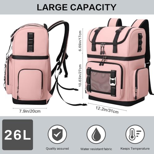 Large 44 Can Dual Compartment Insulated Waterproof Cooler Backpack - 1