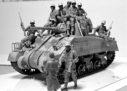 101 Light Company Us Paratroopers And British Tankman 1944 1/35 Master Box 35164 #TOP6