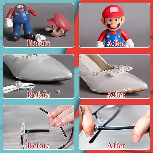 Yeardera SLJS-00001 Plastic Glue, 30G Plastic Adhesive, Super Glue For Plastic To Plastic Bonding And Other Material, Instant Super Glue For Plastic, Diy, Model, Acrylic thumb #4