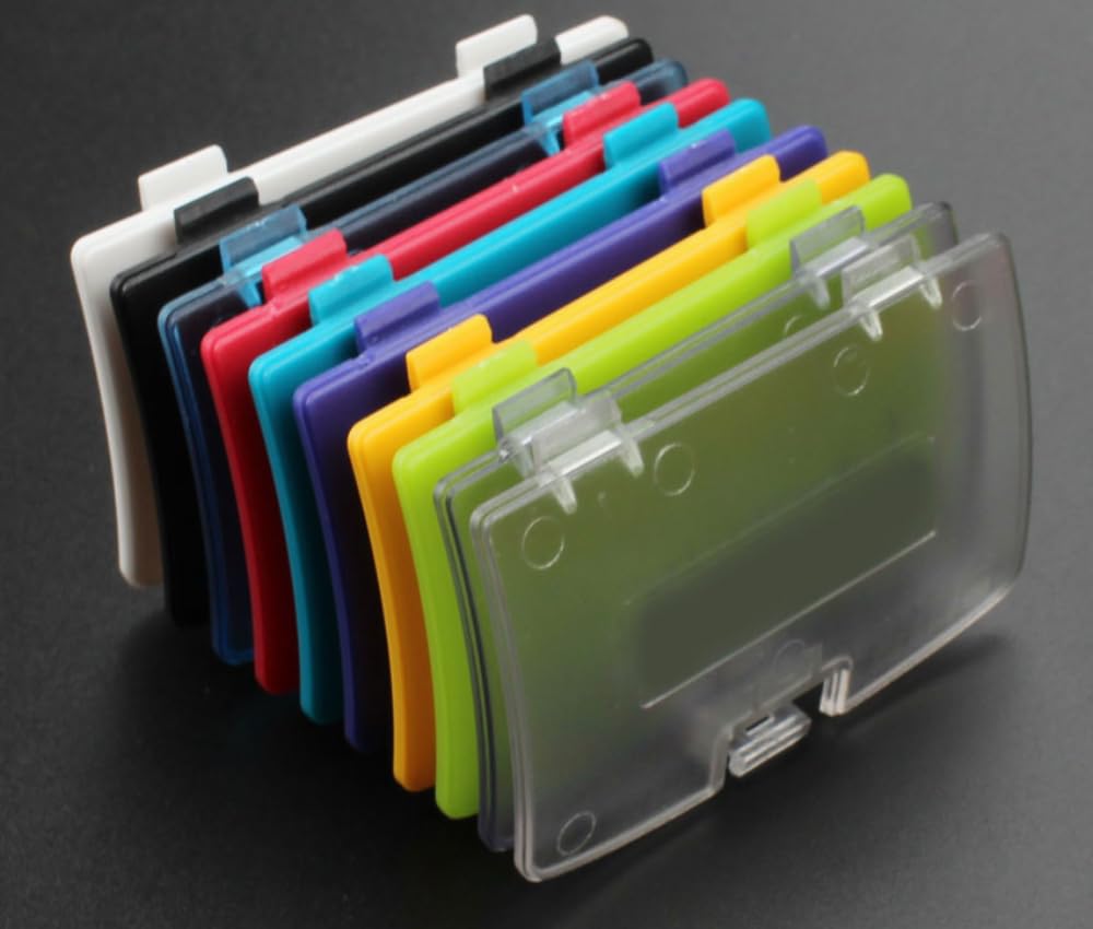 Tapa de repuesto para puerta trasera de Gameboy Color GBC, pieza de reparación (morado transparente)