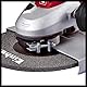 Einhell Winkelschleifer TE-AG 230 (2350 W, Scheiben-Ø 230 mm, Softstart, drehbarer Handgriff, Anti-Vibration, ohne Trennscheibe)