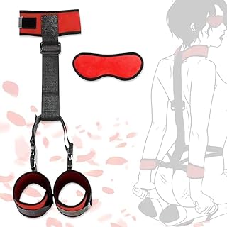 BDSM Neck to Wrist Restraints Bondage Set - Behind Back Hand