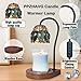 PPZHAVG Candle Warmer Lamp Birthday Gifts for Women Mom, Mothers Day Gifts, Compatible with All Jar Candles, Wax Melt for Candle Home Decor, Modern Farmhouse Decor, Candle Warmer Timer DarkGreen
