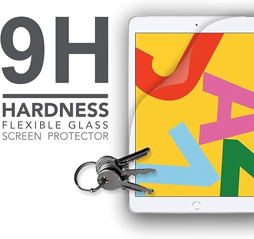Miniatura 4 de ARMOR Protector de pantalla de vidrio flexible para iPad Pro 10.5"  iPad 10.2" (789)  iPad Air 10.5" (3), 9H con HD