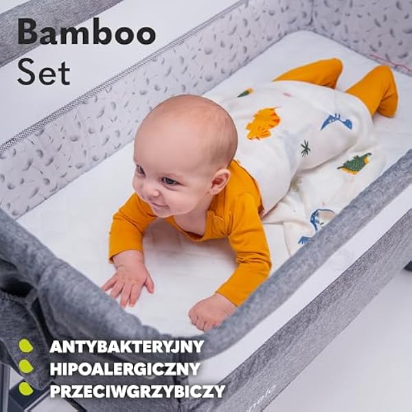 LIONELO Bamboo Set, 3 шт. — натуральные бамбуковые пелёнки 70x70, с 1-го дня жизни, с антибактериальным и противогрибковым эффектом, гипоаллергенные, нежные, мягкие, плед, подстилка для смены подгузников