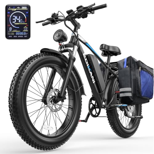 EDIKANI S01 26" Electric Bike for Adults 2000W Peak 1200WH 34MPH E Bike image 3