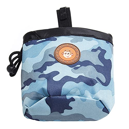 Panarciss Dog Treat Pouch Pet Training Bag for Small to Large Dogs - Portable Dog Snacks Pocket, Waterproof Outdoor Travel Puppy Feed Pouch, Carry Treats Toys Poop Bag Dispenser