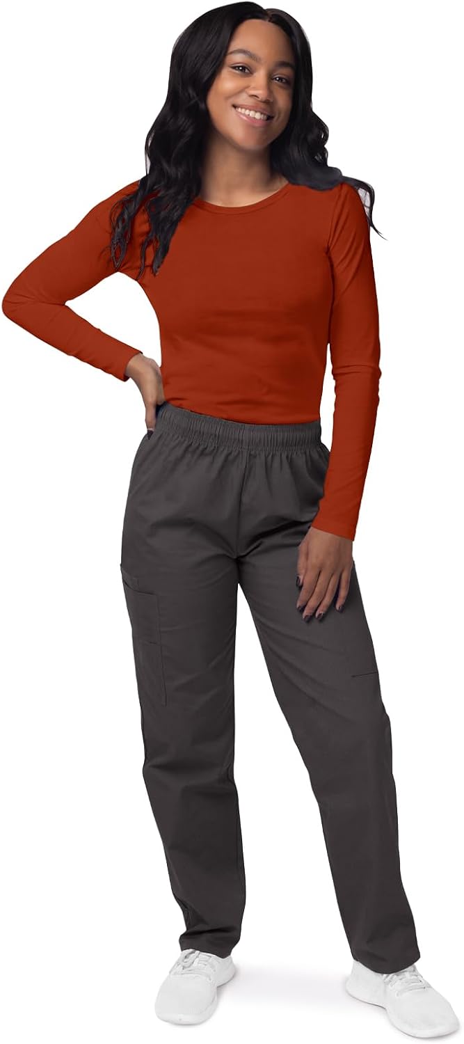 Sivvan Scrubs for Women - Long Sleeve Comfort Underscrub Tee - Image 4