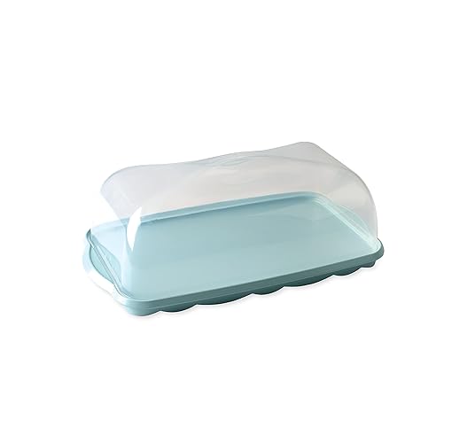 Nordic Ware Loaf Cake Keeper, Blue,12.8"L x 7.3"W x 4.6"H - Loaf Keeper