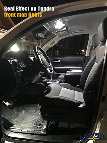 Kit interior LED blanco superbrillante 12 piezas para Toyota Tundra miniatura 3