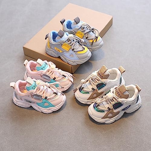 Kids Unisex Sneakers Lace-Up Tennis Shoes for Boys and Girls Running Walking Shoes Chunky Athletic Casual Sneakers3