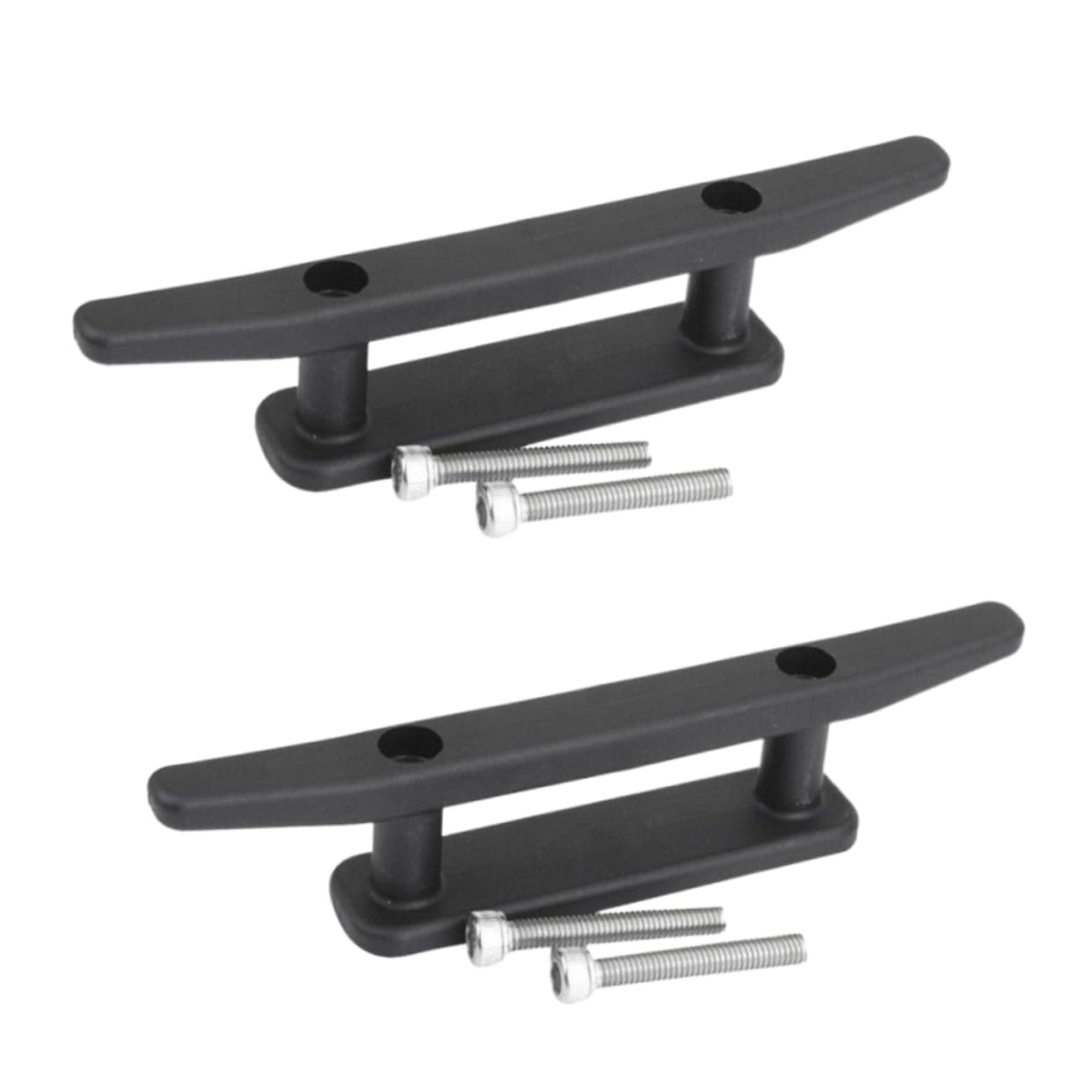 Gogogmee 2pcs Marine Plywood Deck Anchor Cleat Kayak Boat Canoe Rail Accessories with Screws